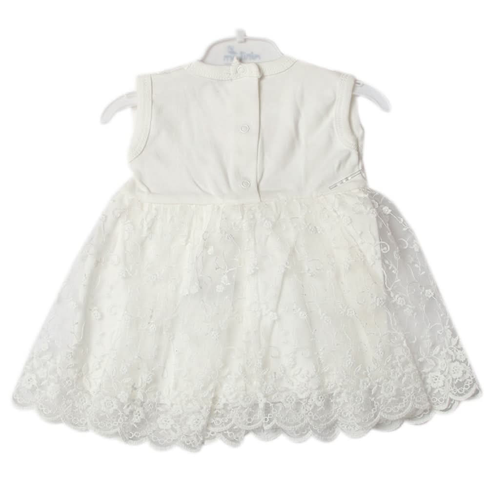 Newborn Girls Frock - White, Newborn Girls Frocks, Chase Value, Chase Value