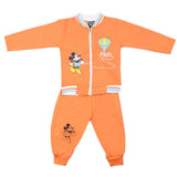 Boys Full Sleeves 3 Pcs Suit  - Orange, Kids, Boys Sets And Suits, Chase Value, Chase Value