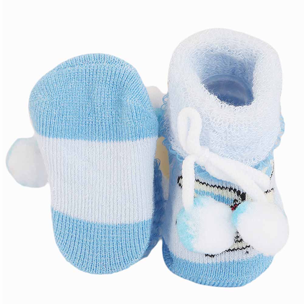Newborn Booties - Blue, Kids, NB Shoes And Socks, Chase Value, Chase Value