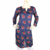 Women's Plain Kurti - Navy Blue, Women, Ready Kurtis, Chase Value, Chase Value