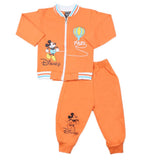 Boys Full Sleeves 3 Pcs Suit  - Orange, Kids, Boys Sets And Suits, Chase Value, Chase Value