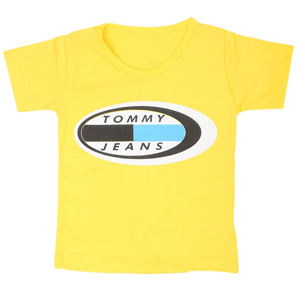 Boys Half Sleeves T-Shirt  14-24 - Yellow, Kids, Boys T-Shirts, Chase Value, Chase Value