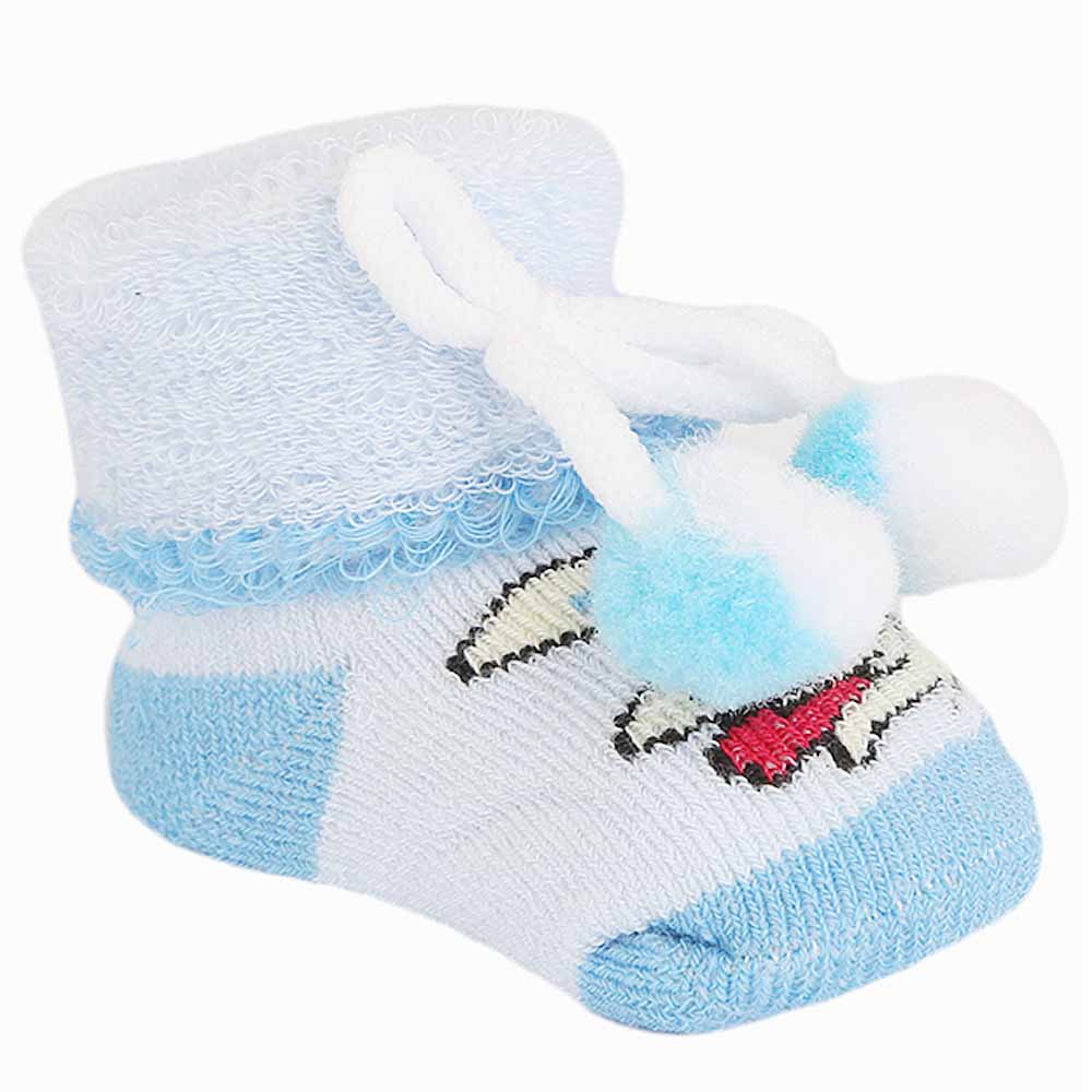 Newborn Booties - Blue, Kids, NB Shoes And Socks, Chase Value, Chase Value