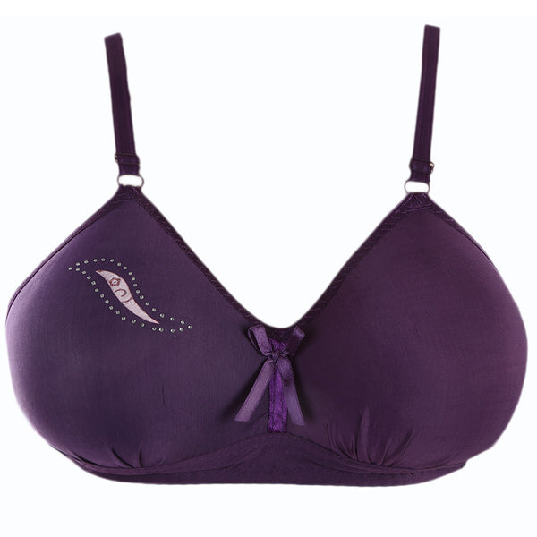 Women's Foam Bra - Dark Purple, Undergarments, Chase Value, Chase Value