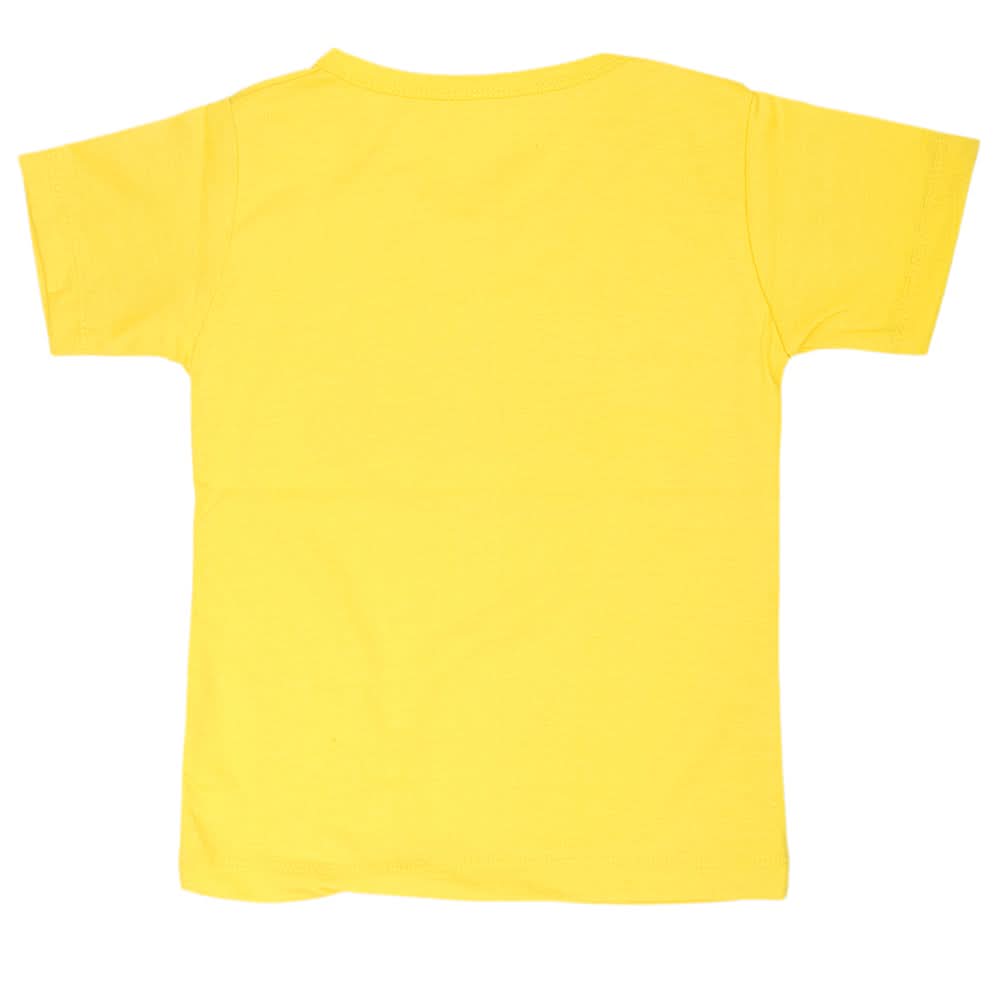Boys Half Sleeves T-Shirt  14-24 - Yellow, Kids, Boys T-Shirts, Chase Value, Chase Value