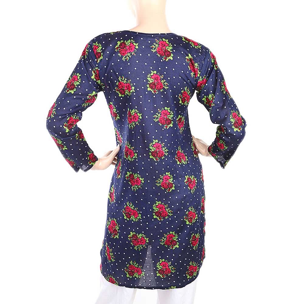 Women's Plain Kurti - Navy Blue, Women, Ready Kurtis, Chase Value, Chase Value