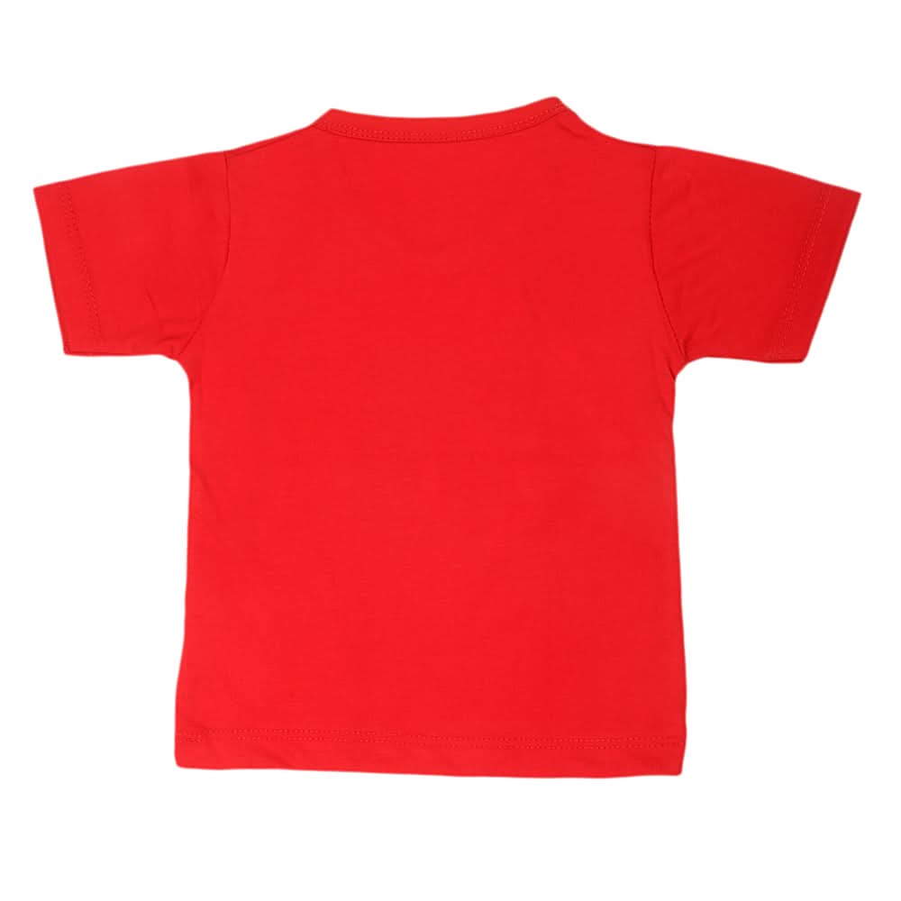 Boys Half Sleeves T-Shirt  14-24 - Red, Kids, Boys T-Shirts, Chase Value, Chase Value