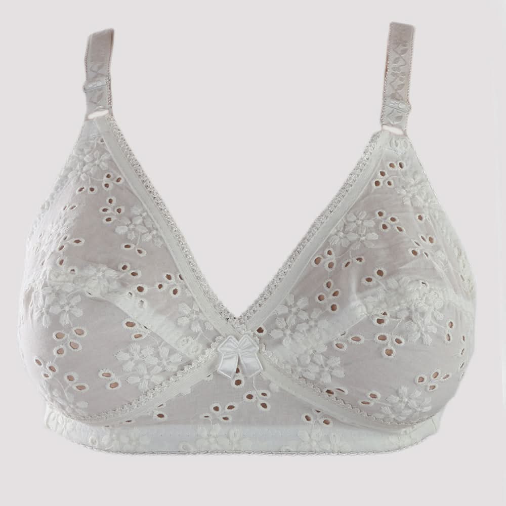 Women's Cotton Bra - White, Women, Bras, Chase Value, Chase Value