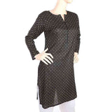Women's Plain Kurti - Black, Women, Ready Kurtis, Chase Value, Chase Value