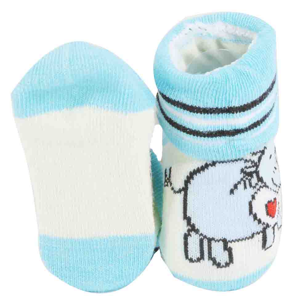 Newborn Booties - Sky Blue, Kids, NB Shoes And Socks, Chase Value, Chase Value