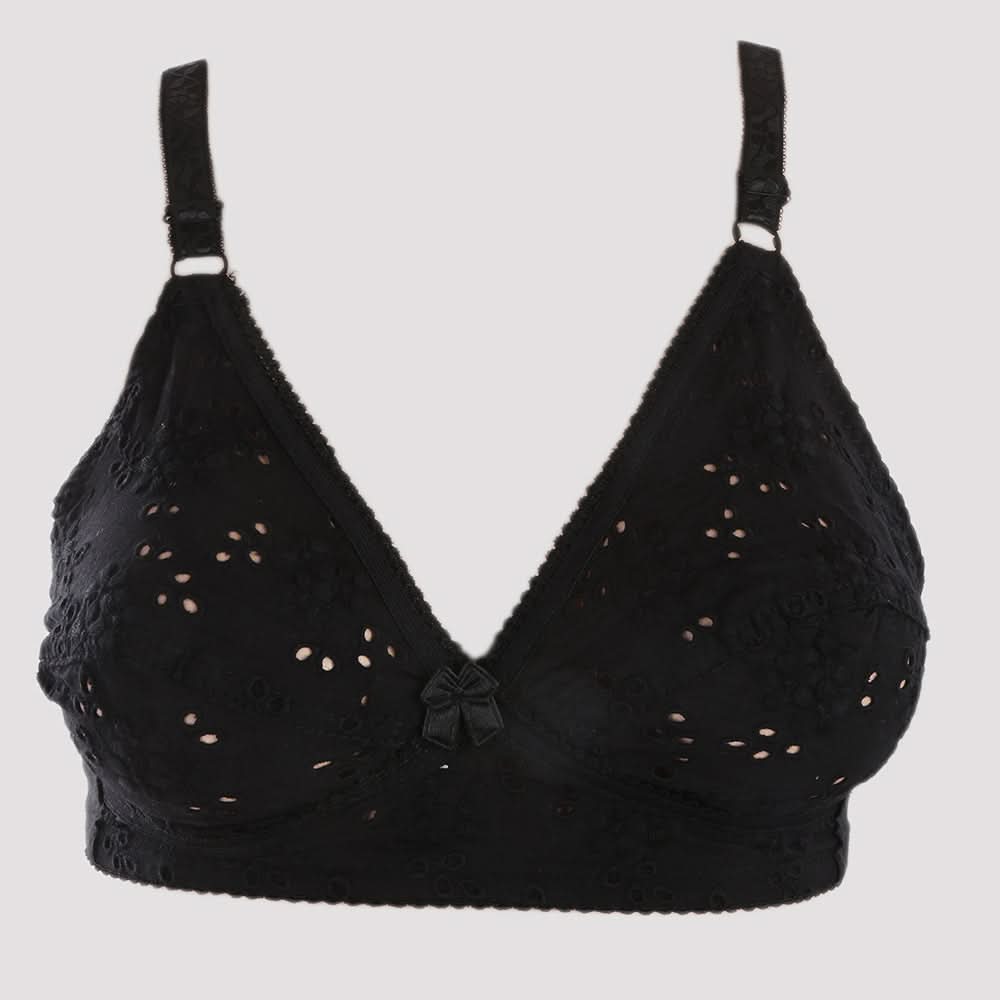Women's Cotton Bra - Black, Women, Bras, Chase Value, Chase Value