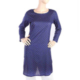 Women's Plain Kurti - Navy Blue, Women, Ready Kurtis, Chase Value, Chase Value