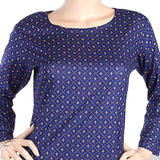 Women's Plain Kurti - Navy Blue, Women, Ready Kurtis, Chase Value, Chase Value