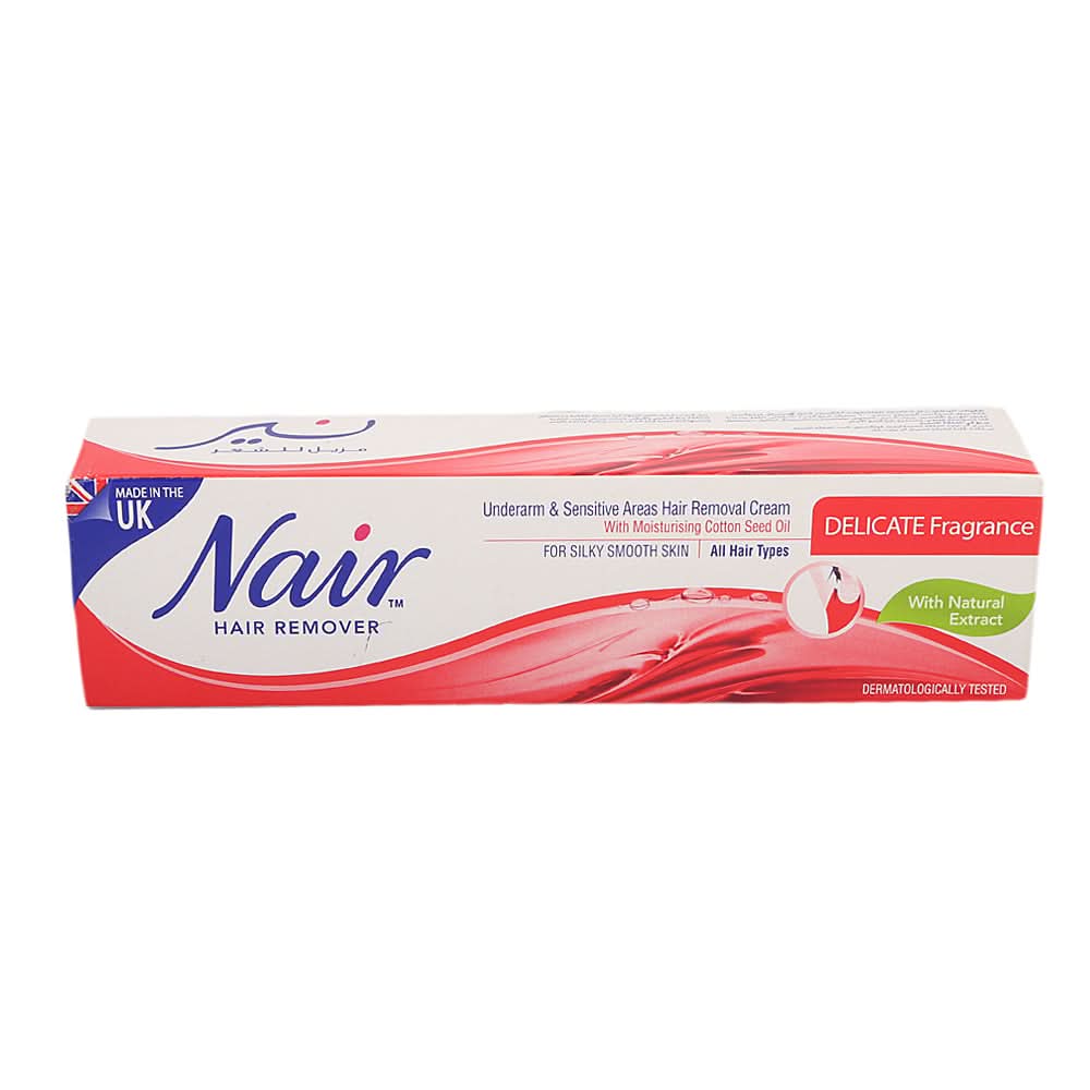 Nair Hair Remover Cream - Delicate 110gm, Beauty & Personal Care, Hair Removal, Chase Value, Chase Value