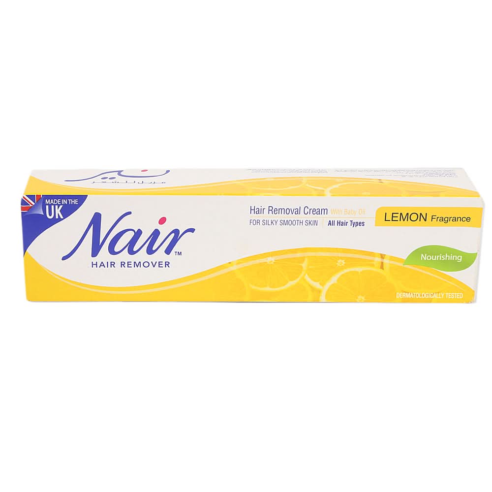 Nair Hair Remover Cream - Lemon 110gm, Beauty & Personal Care, Hair Removal, Chase Value, Chase Value