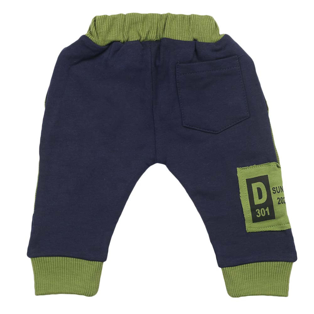 Newborn Boys Terry Trouser - Navy Blue, Newborn Boys Shorts & Pants, Chase Value, Chase Value