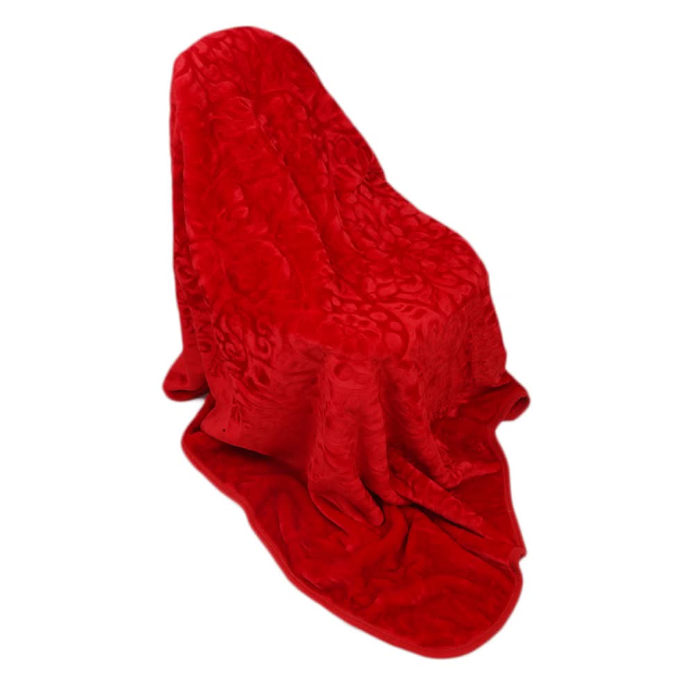 Double Bed Blanket NG Best 2 PLY - Red, Home & Lifestyle, Blanket, Chase Value, Chase Value
