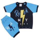 Newborn Boys Half Sleevs Suit - Blue, Kids, Newborn Boys Sets And Suits, Chase Value, Chase Value