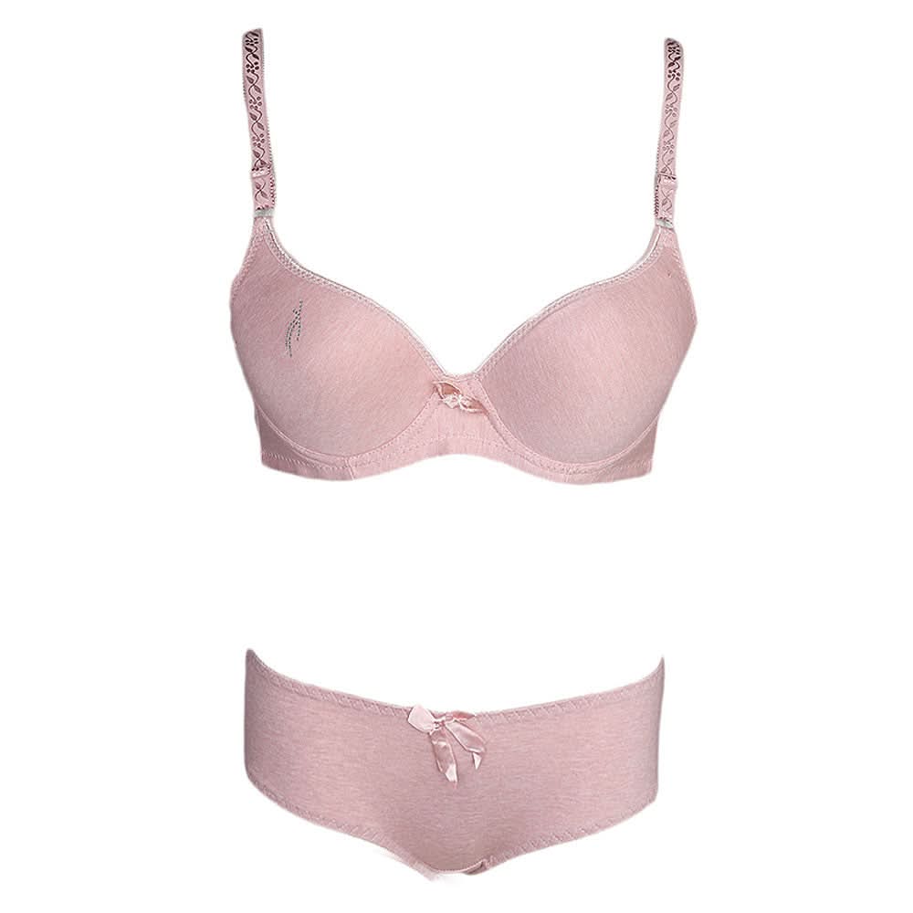 Women's Bra & Panty Set - D Pink, Women, Bra And Panty Sets, Chase Value, Chase Value