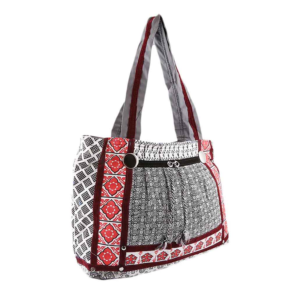 Women's Canvas Handbag (2125) - Maroon, Women, Bags, Chase Value, Chase Value