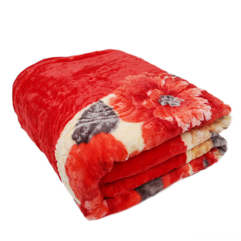 Double Bed Blanket Durex 2 Ply - Red, Home & Lifestyle, Blanket, Durex, Chase Value