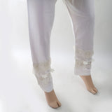 Women's Center Lace Trouser - White, Women, Pants & Tights, Chase Value, Chase Value