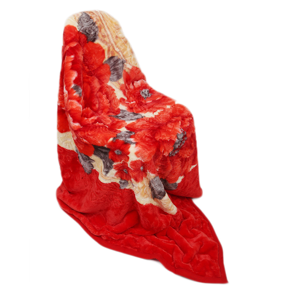 Double Bed Blanket Durex 2 Ply - Red, Home & Lifestyle, Blanket, Durex, Chase Value