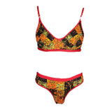 Women's Bra & Panty Set - Orange, Women, Bra And Panty Sets, Chase Value, Chase Value