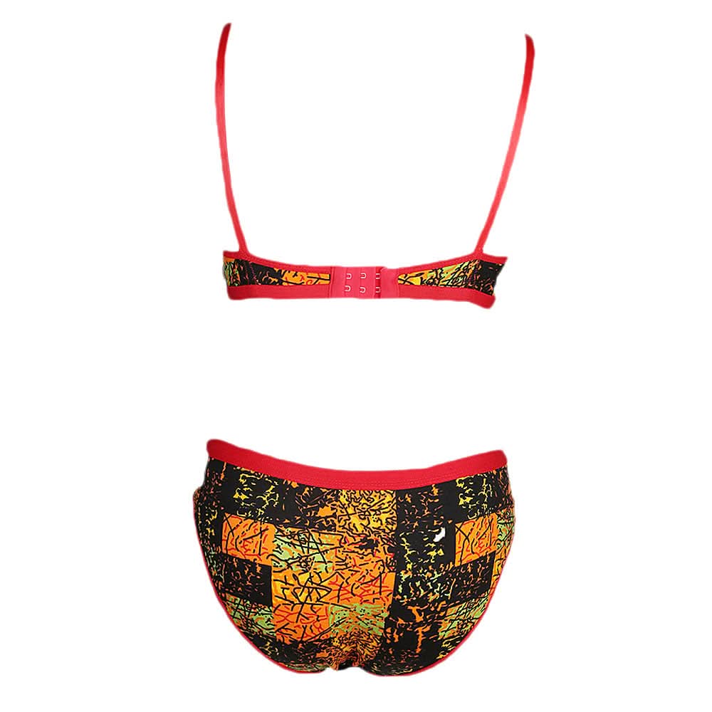 Women's Bra & Panty Set - Orange, Women, Bra And Panty Sets, Chase Value, Chase Value