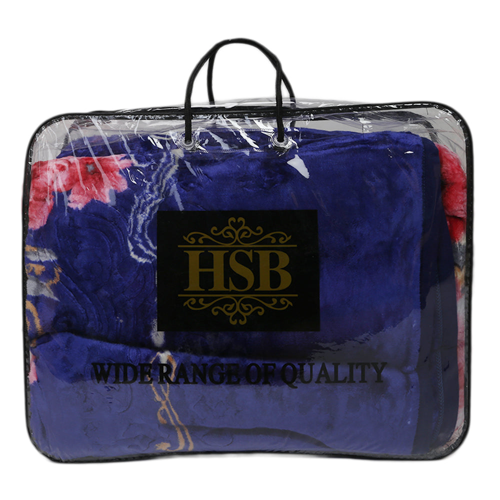 Double Bed Blanket Durex 2 PLY - Blue, Home & Lifestyle, Blanket, Chase Value, Chase Value