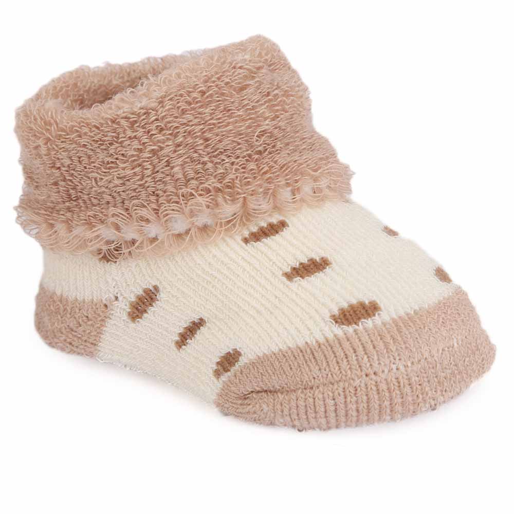 Newborn Booties - Brown, Kids, NB Shoes And Socks, Chase Value, Chase Value