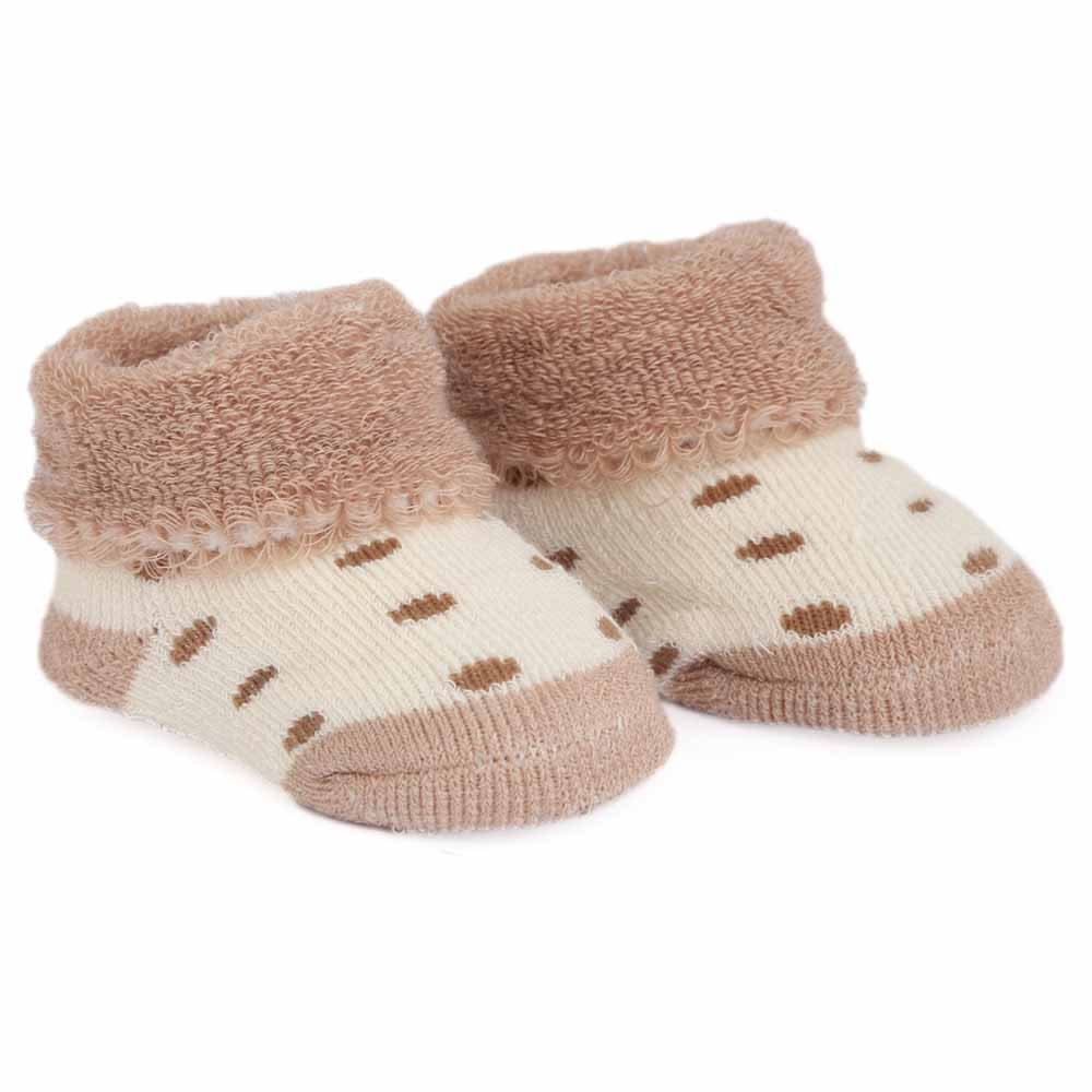 Newborn Booties - Brown, Kids, NB Shoes And Socks, Chase Value, Chase Value