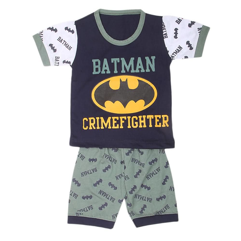 Boys Half Sleeves Suits  Sml 9067 - Navy Blue, Kids, Boys Sets And Suits, Chase Value, Chase Value