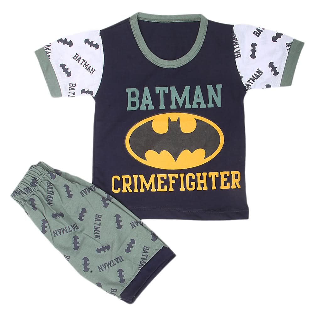 Boys Half Sleeves Suits  Sml 9067 - Navy Blue, Kids, Boys Sets And Suits, Chase Value, Chase Value