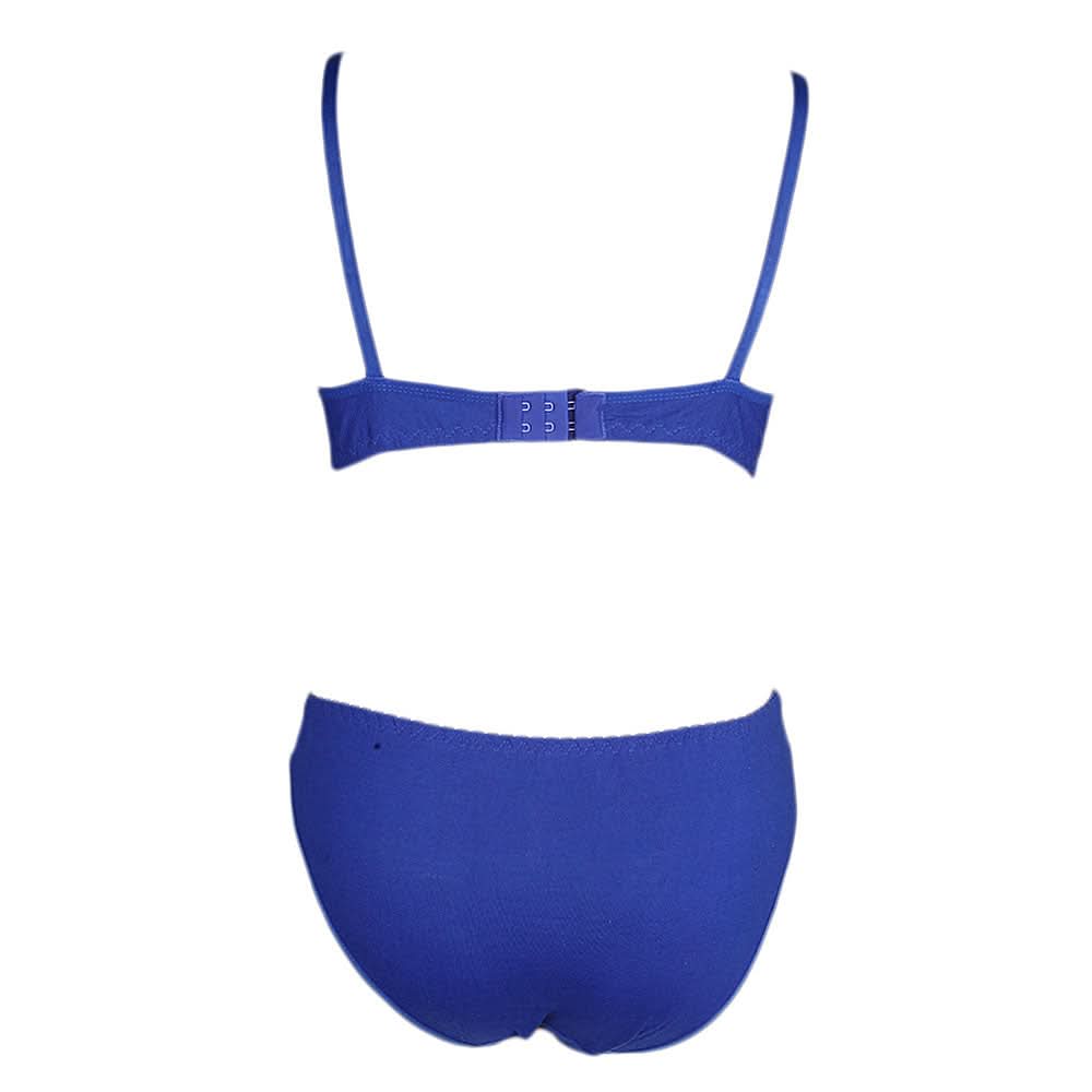 Women's Bra & Panty Set - Royal Blue, Women, Bra And Panty Sets, Chase Value, Chase Value
