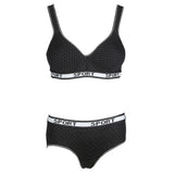 Women's Sports Bra Set (Z-166) - Black, Undergarments, Chase Value, Chase Value
