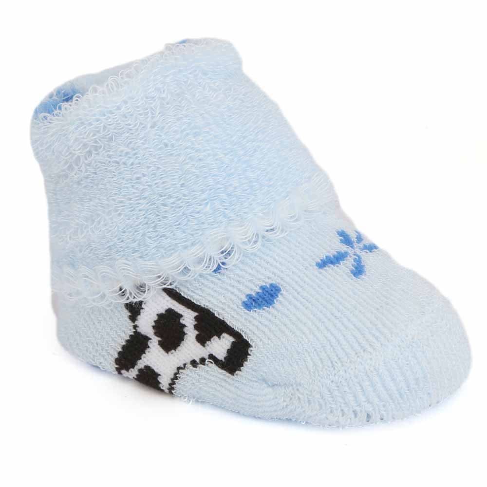 Newborn Booties - Light Blue, Kids, NB Shoes And Socks, Chase Value, Chase Value