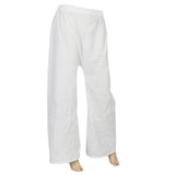 Women's Embroidered Bell Bottom Trouser - White, Women, Pants & Tights, Chase Value, Chase Value