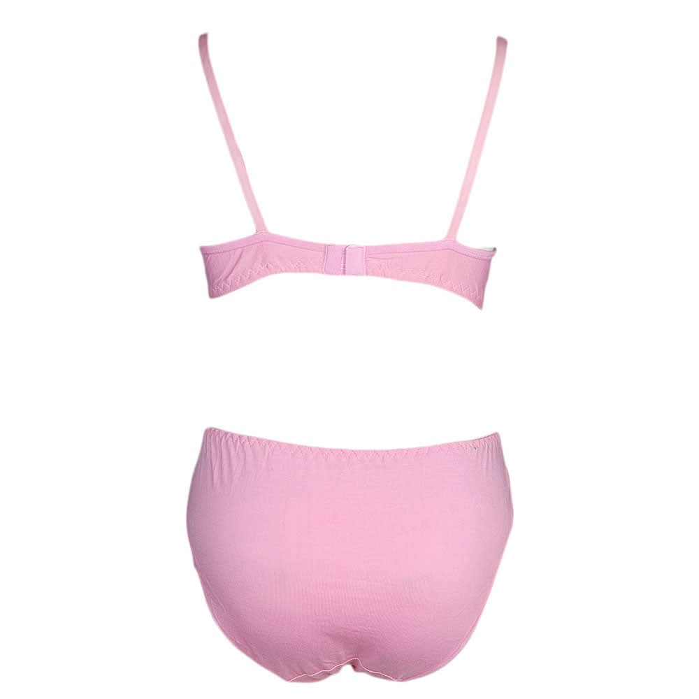 Women's Bra & Panty Set - Light Pink, Women, Bra And Panty Sets, Chase Value, Chase Value