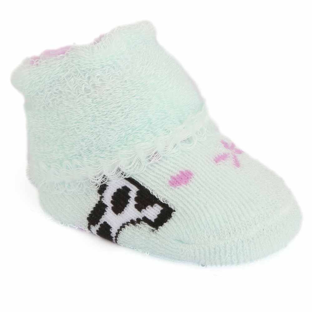 Newborn Booties - Cyan, Kids, NB Shoes And Socks, Chase Value, Chase Value