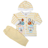 Newborn Boys Full Sleeves Suit - Yellow, Kids, NB Boys Sets And Suits, Chase Value, Chase Value