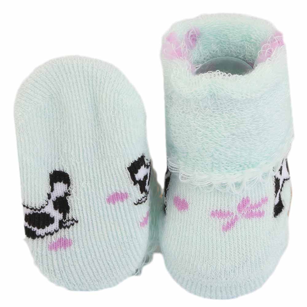 Newborn Booties - Cyan, Kids, NB Shoes And Socks, Chase Value, Chase Value