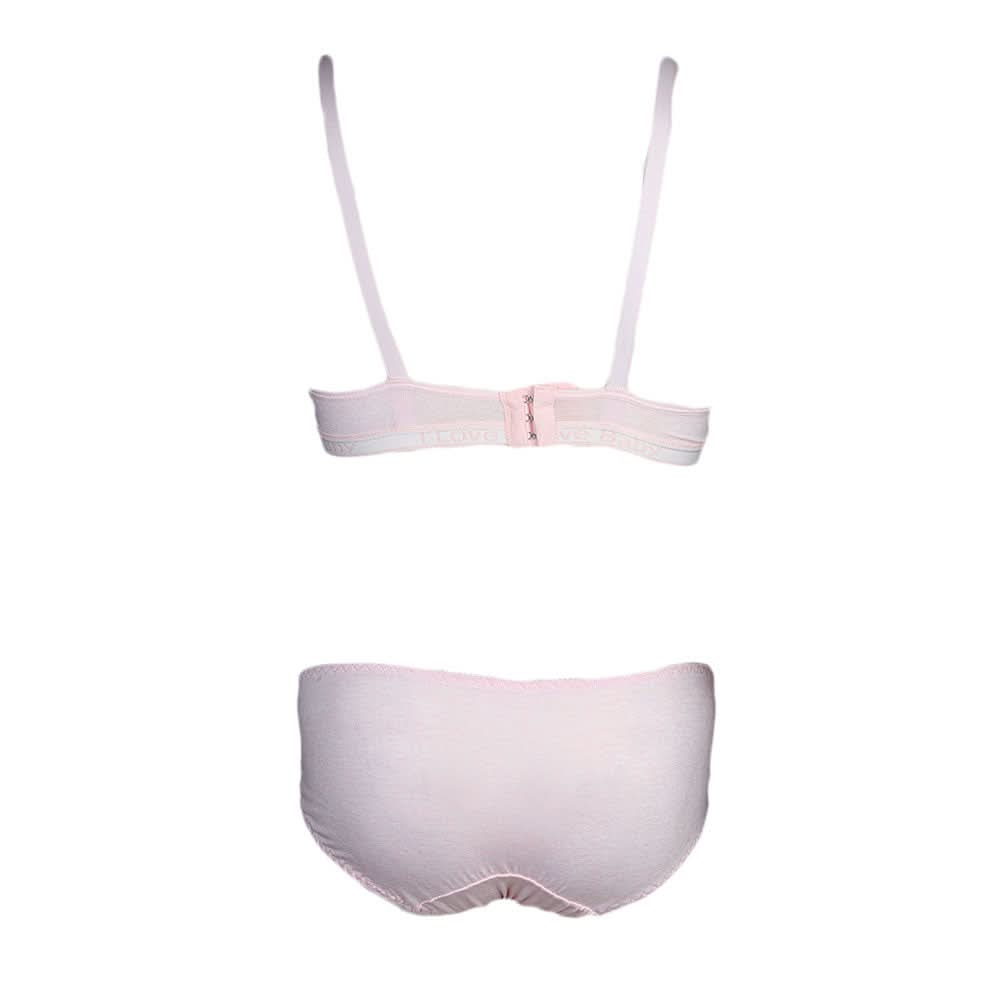 Women's Foam Bra & Panty Set - Pink, Women, Bra And Panty Sets, Chase Value, Chase Value