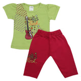 Newborn Girls Half Sleeves Suits - Green, Kids, Newborn Girls Sets And Suits, Chase Value, Chase Value