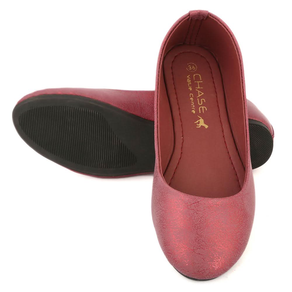 Women's Fancy Pumps - Maroon, Women, Pumps, Chase Value, Chase Value