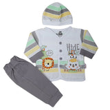 Newborn Boys Full Sleeves Suit - Grey, Kids, NB Boys Sets And Suits, Chase Value, Chase Value