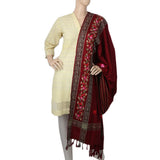 Women's Embroidered Shawl - Maroon, Women, Shawls And Scarves, Chase Value, Chase Value