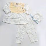 Newborn Girls Full Sleeves Suit - Fawn, Kids, NB Girls Sets And Suits, Chase Value, Chase Value