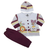 Newborn Boys Full Sleeves Suit - Purple, Kids, NB Boys Sets And Suits, Chase Value, Chase Value