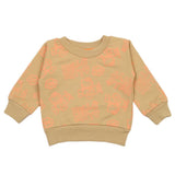 Newborn Girls Full Sleeves T-shirt - Beige, Newborn Girls T-Shirts, Chase Value, Chase Value